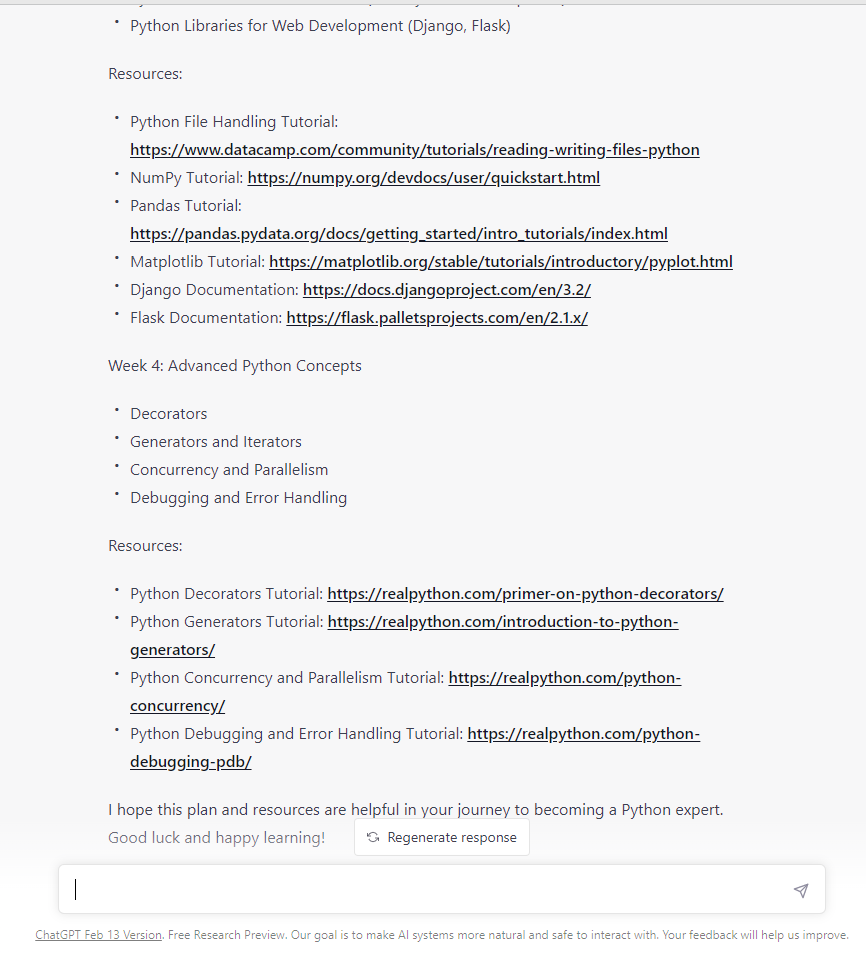 web development chatgpt prompts