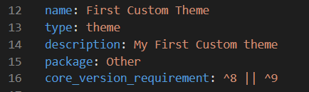 Drupal 8 to Drupal 9 Migration custom themes