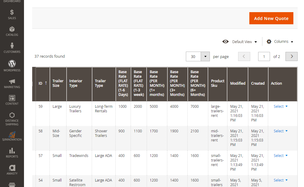 Manage your business effectively with Rental Quotes Module