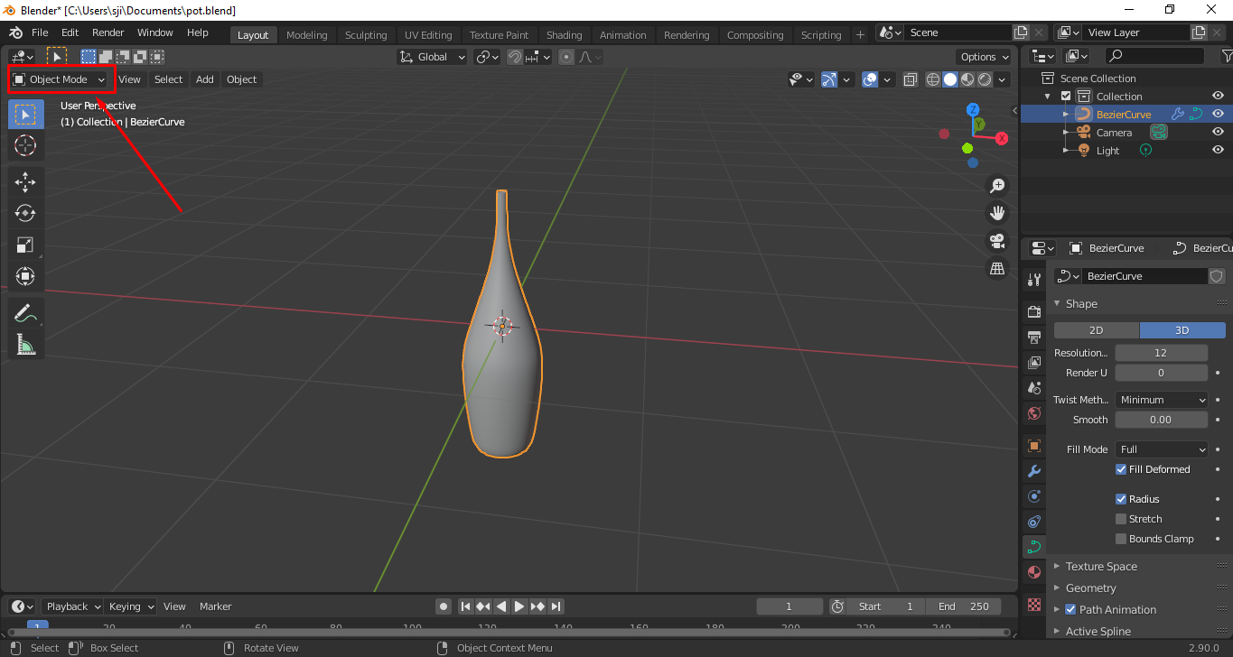  Using Curves to Create Vases in Blender 3D