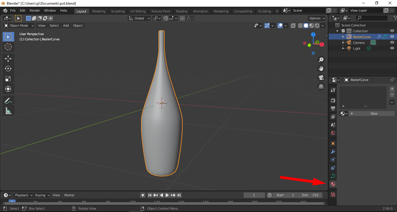  Using Curves to Create Vases in Blender 3D