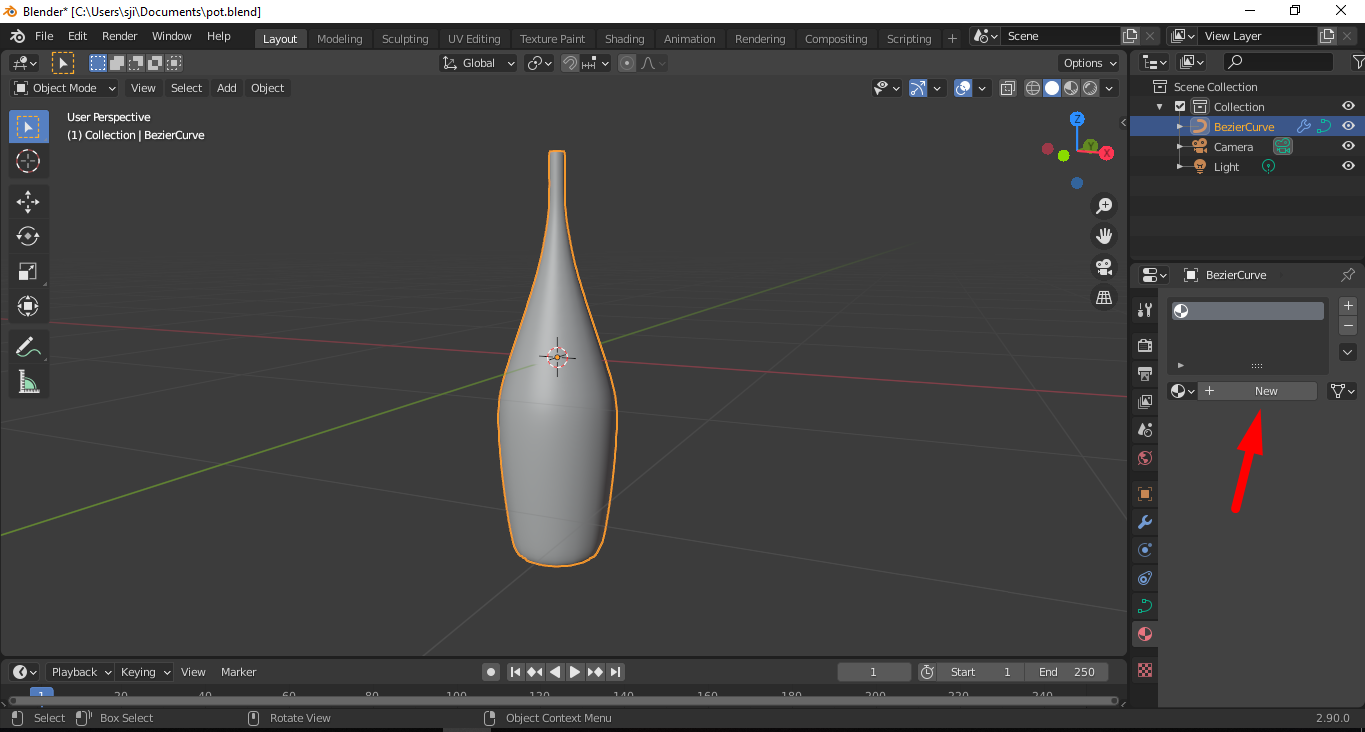  Using Curves to Create Vases in Blender 3D