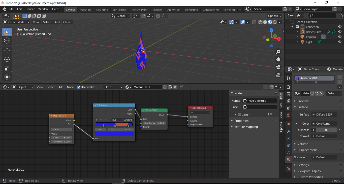  Using Curves to Create Vases in Blender 3D