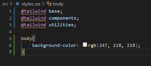 angular tailwindcss tutorial- running command