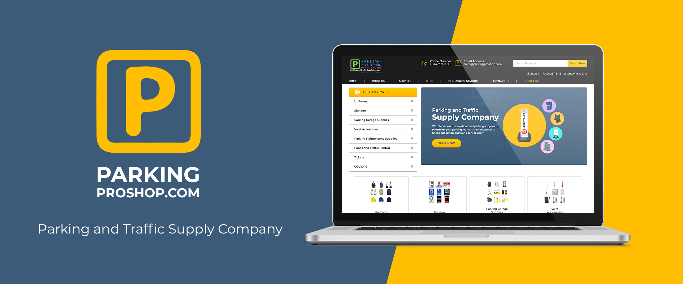 Parking pro shop banner