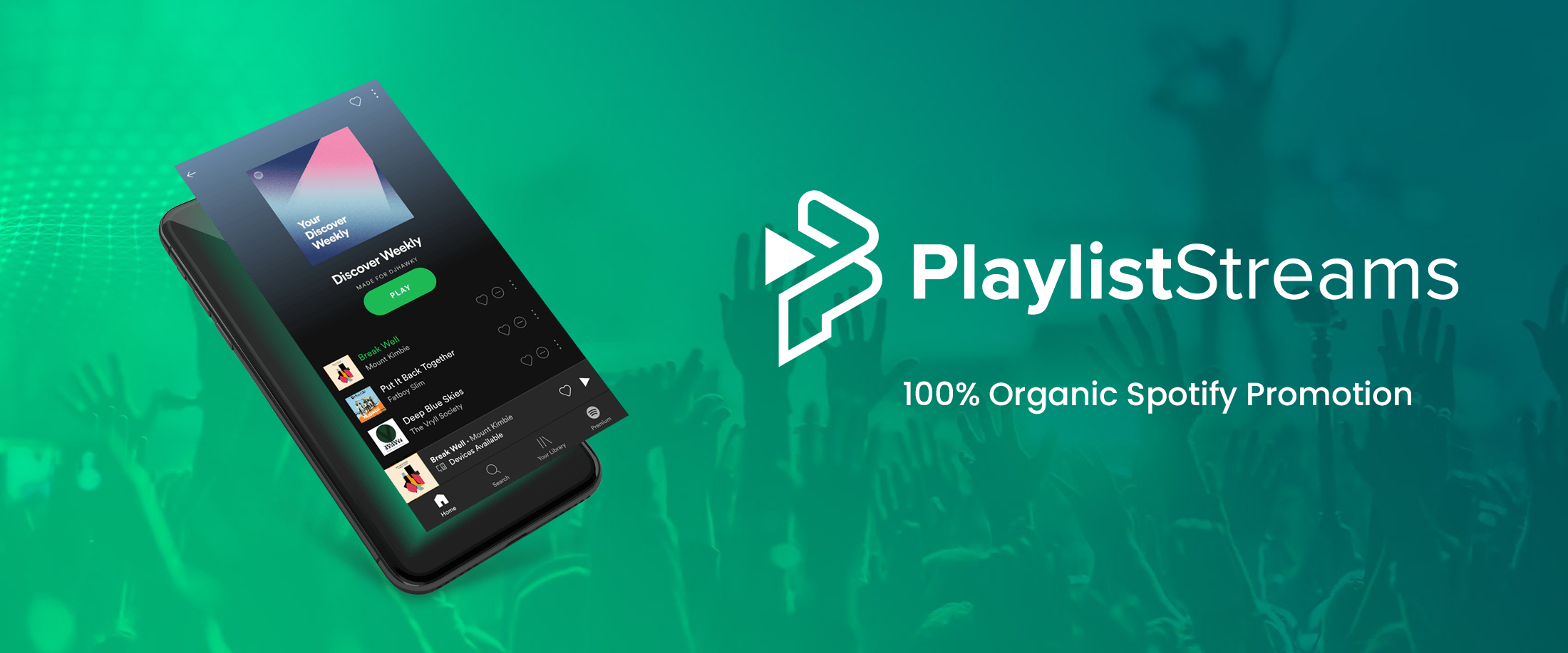 Playlist Streams banner