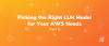  Banner image of Picking the Right LLM Model for Your AWS Needs Part 2