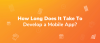 How Long Does It Take to Develop a Mobile App?